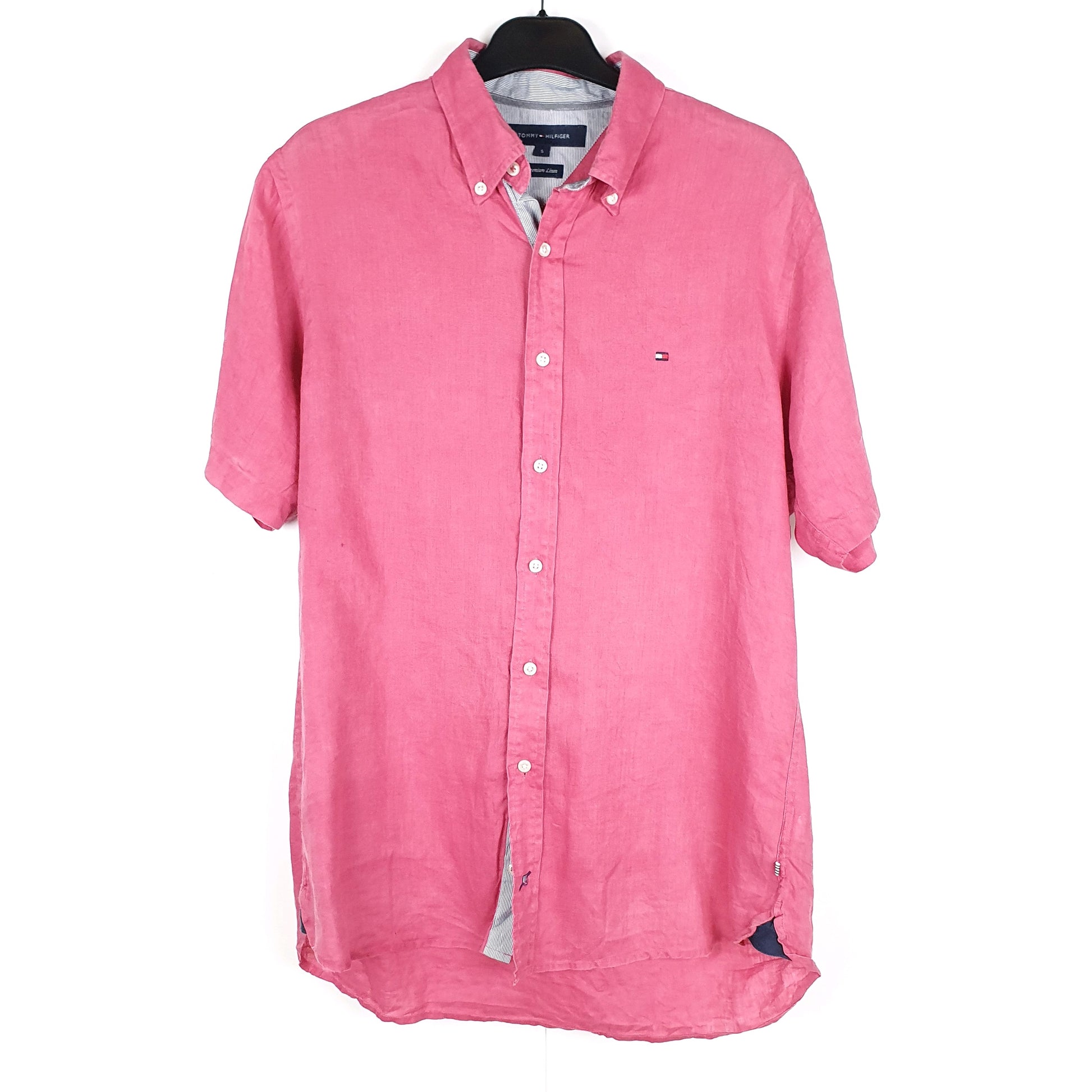 Pink Tommy Hilfiger Short Sleeve Shirt