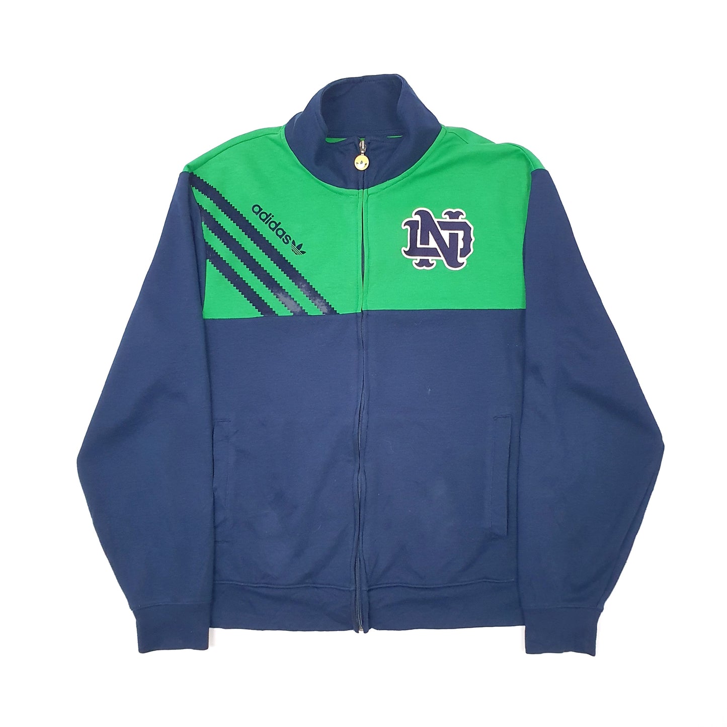 Mens Navy Adidas Originals  Full Zip Jumper