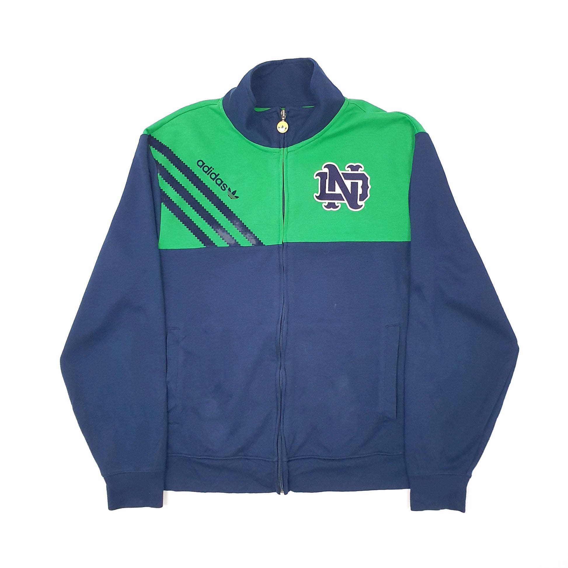 Mens Navy Adidas Originals  Full Zip Jumper