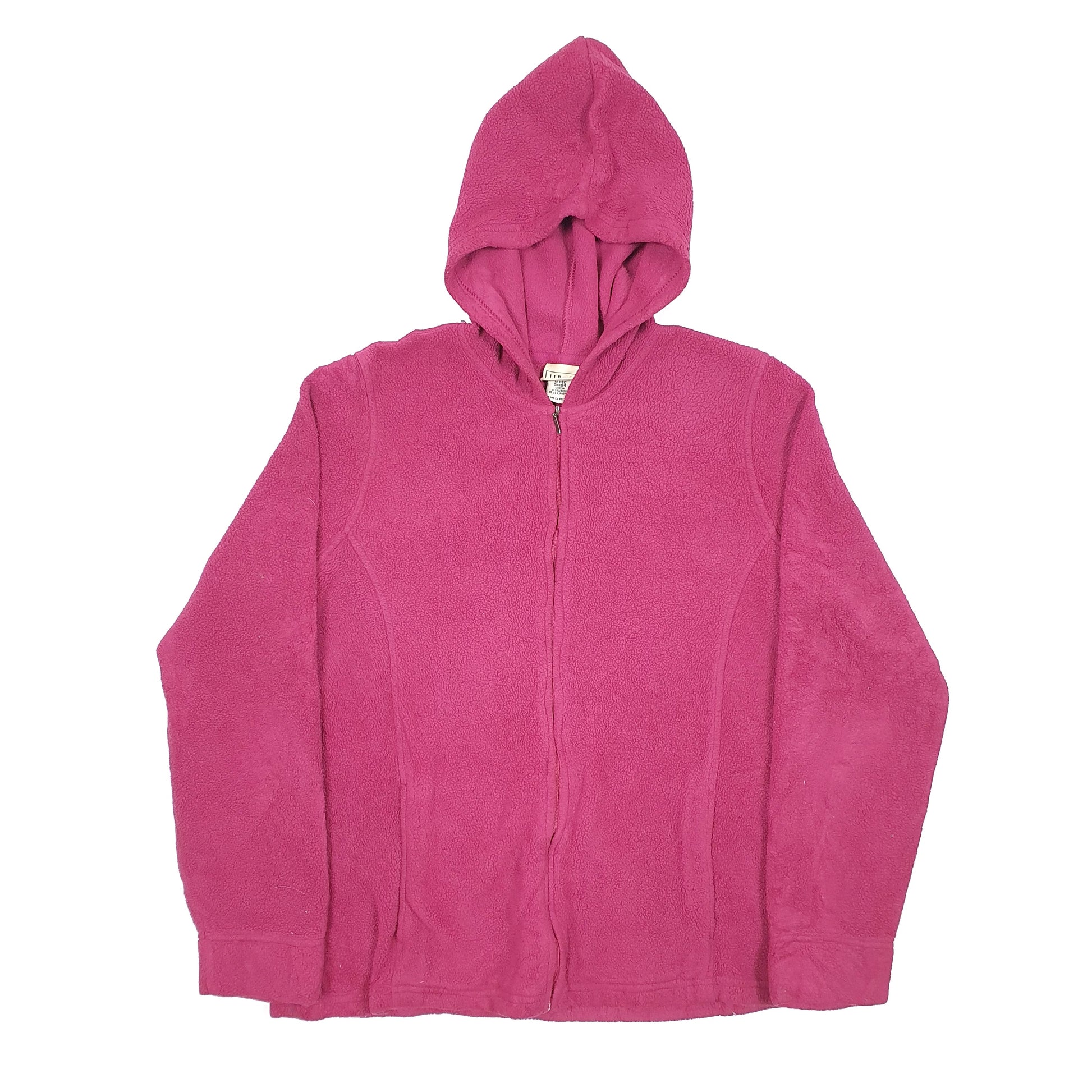 LL Bean Hooded full Zip womens Full Zip hooded fleece Fleece XS Burgundy