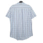 Tommy Hilfiger Short Sleeve Custom Fit Check Shirt Blue
