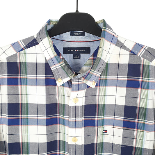 Tommy Hilfiger Long Sleeve Regular Fit Check Shirt Blue