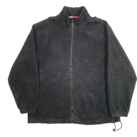 Izod by Lacoste Quarter Zip fleece top Fleece XXL Black