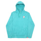 The North Face Spellout Hoodie L Blue