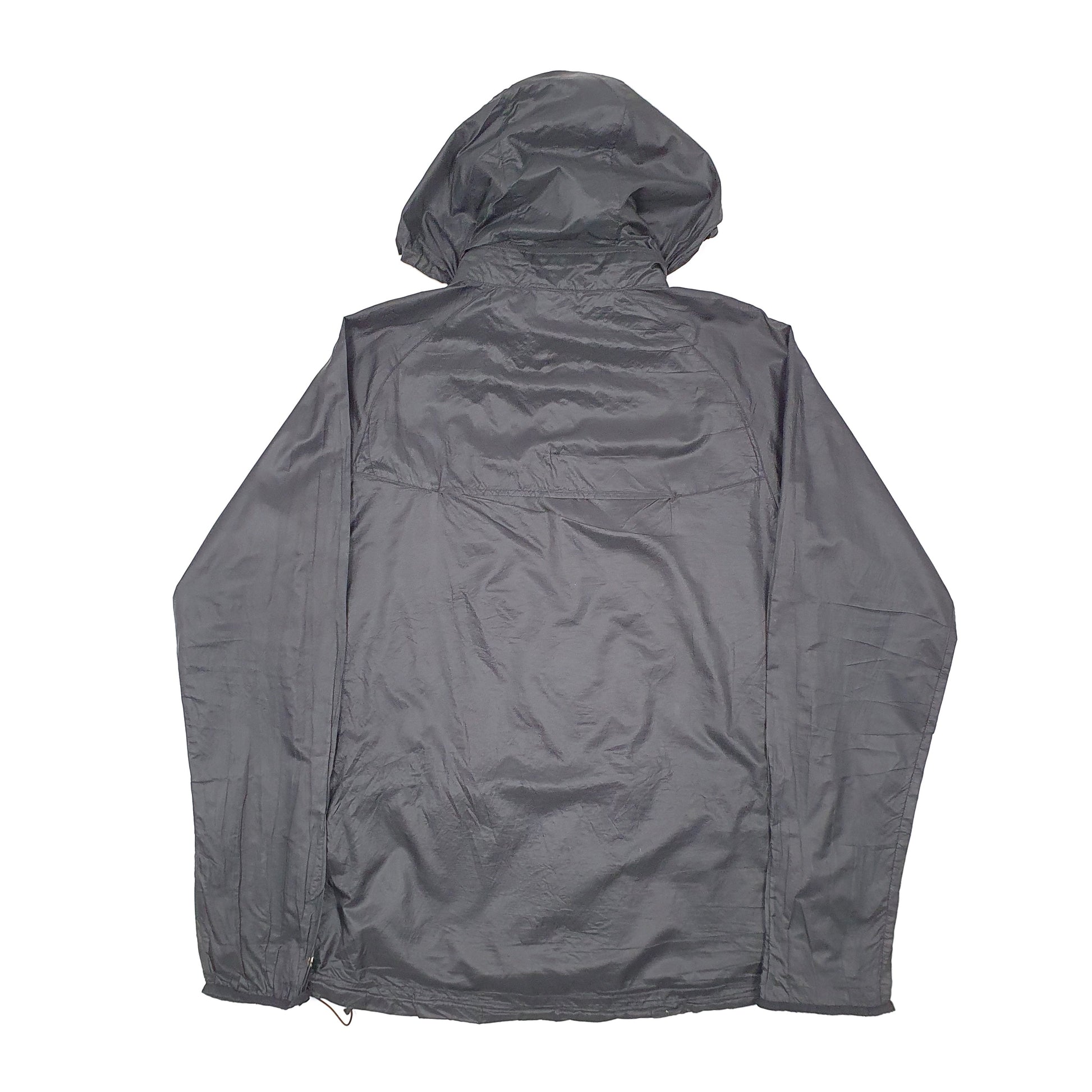 Mens Black Nike Super Lightweight Anorak Rain Coat Coat