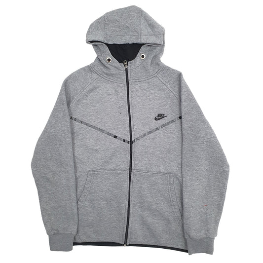 Mens Grey Nike Marks to front and arms Hoodie Jumper