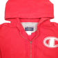 Mens Red Champion  Full Zip Jumper