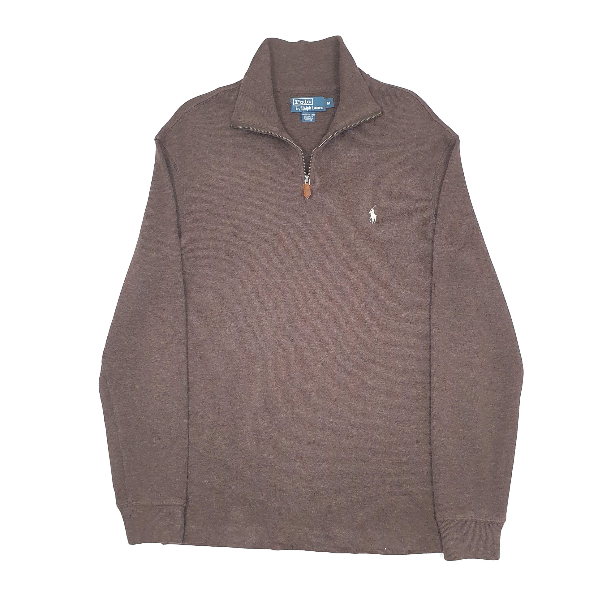 Polo Ralph Lauren Quarter Zip M Brown