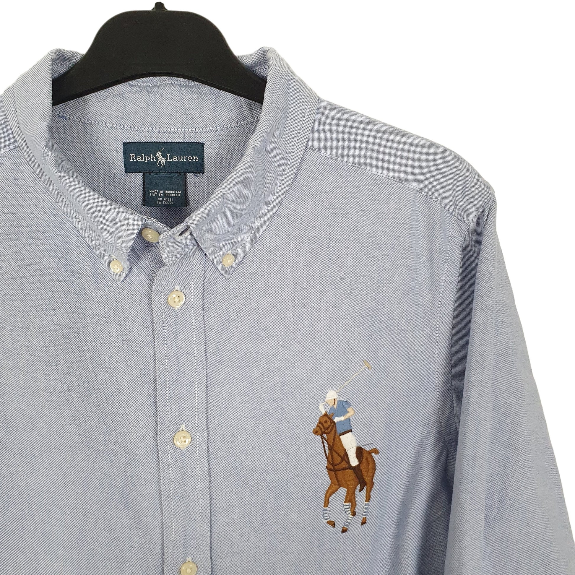 Ralph Lauren Long Sleeve Regular Fit Shirt Blue