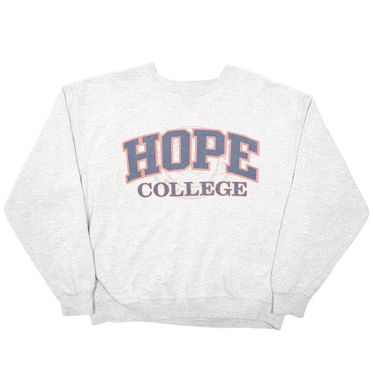 Mens Grey Gear For Sports Hope College USA1 Crewneck Jumper