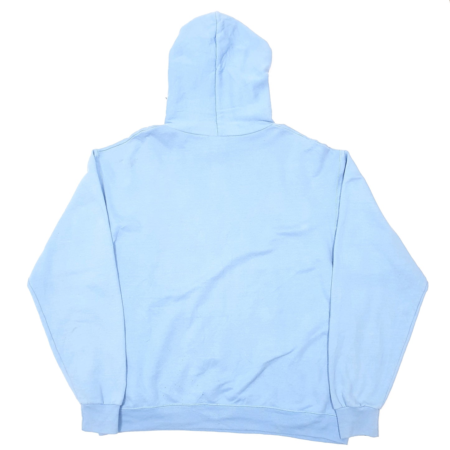 Mens Blue Champion North Carolina Basketball USA Hoodie Jumper