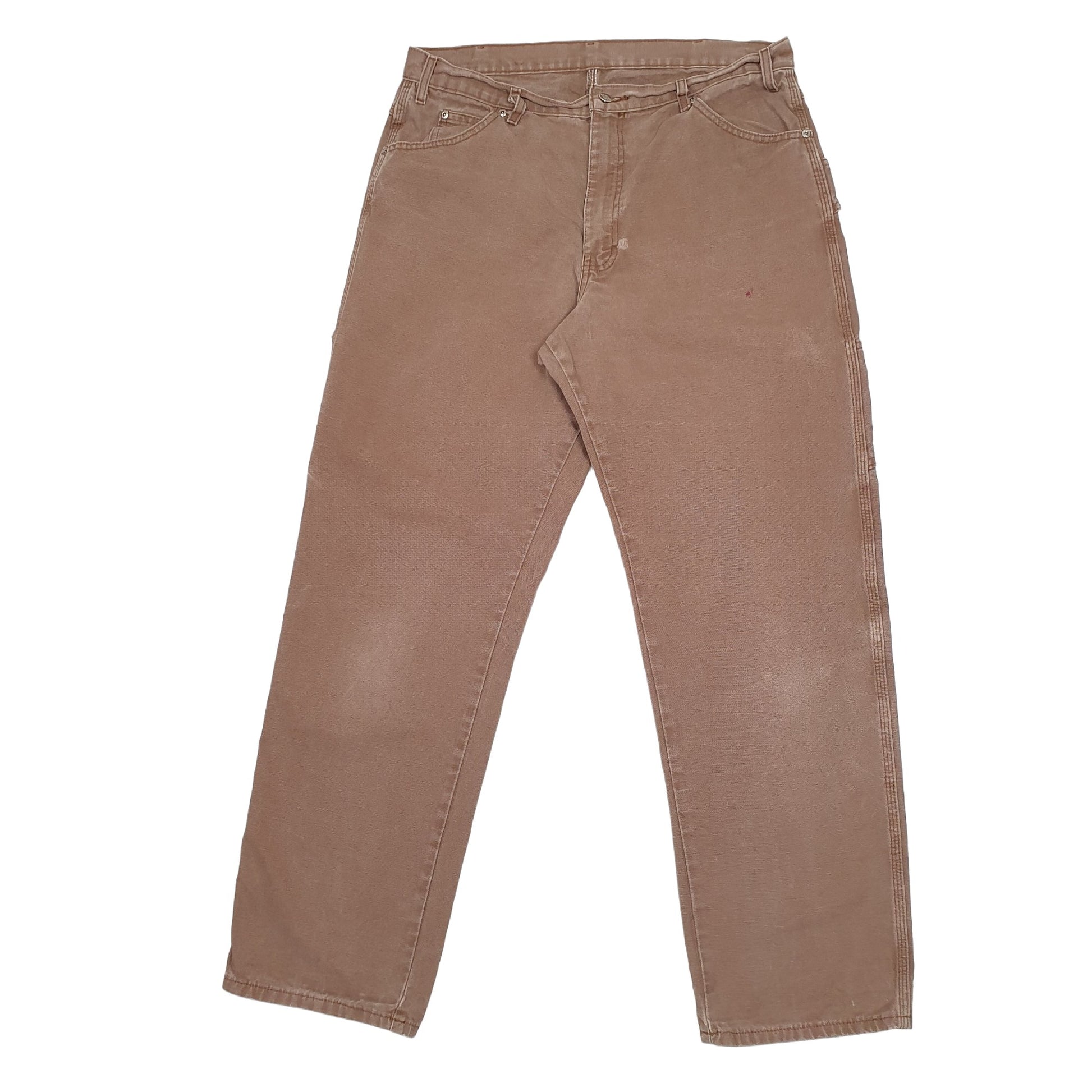 Mens Brown Dickies  Carpenter Trousers