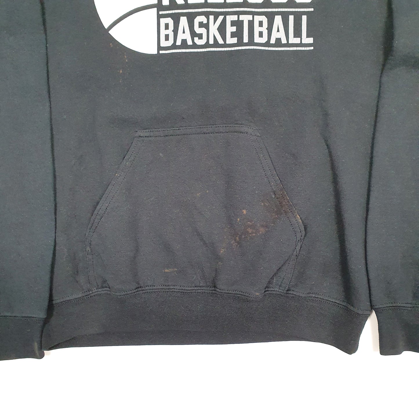 Mens Black Gildan USA College Basketball Hoodie Jumper