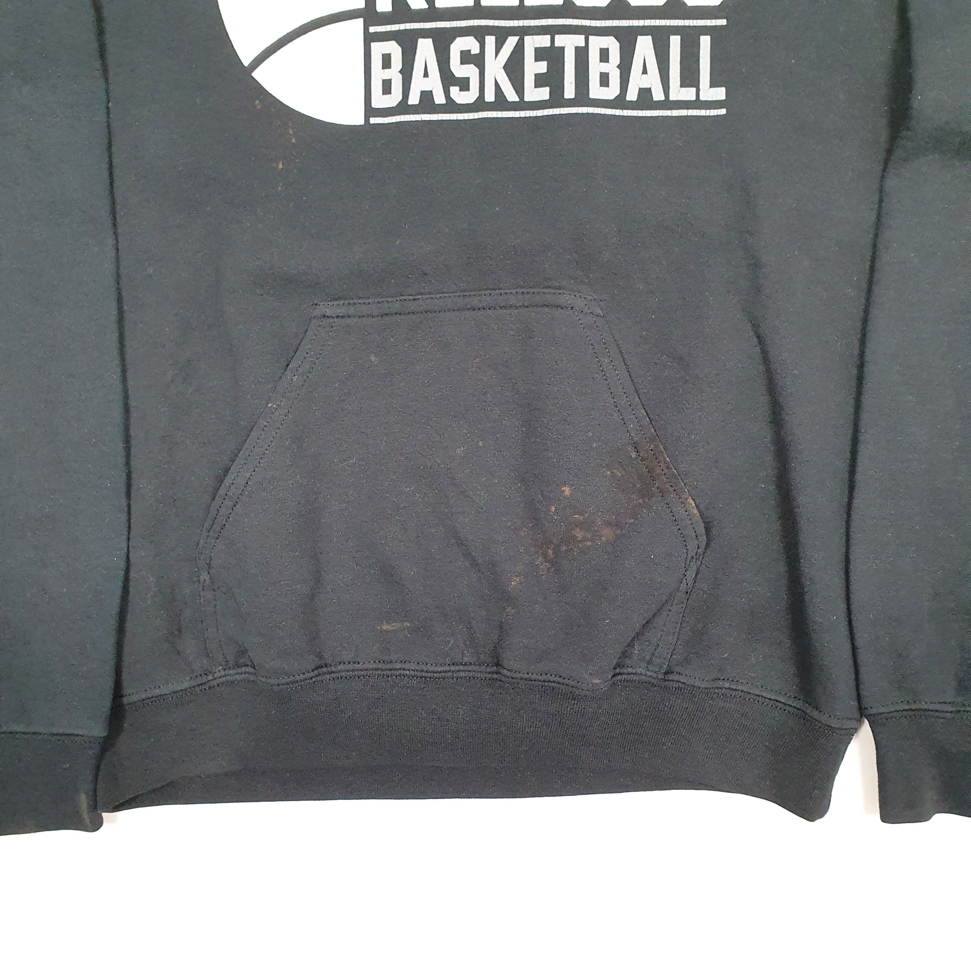 Mens Black Gildan USA College Basketball Hoodie Jumper