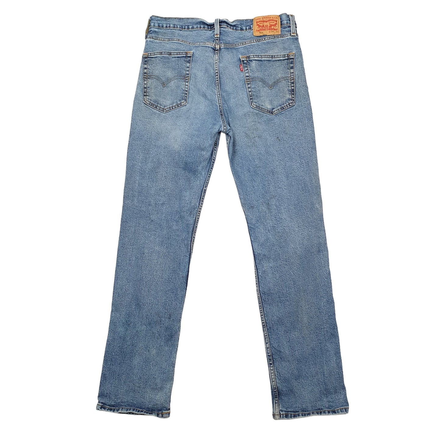 Levis 514 Straight Fit Jeans W34 L32 Blue