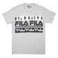 Fila Short Sleeve T Shirt Grey