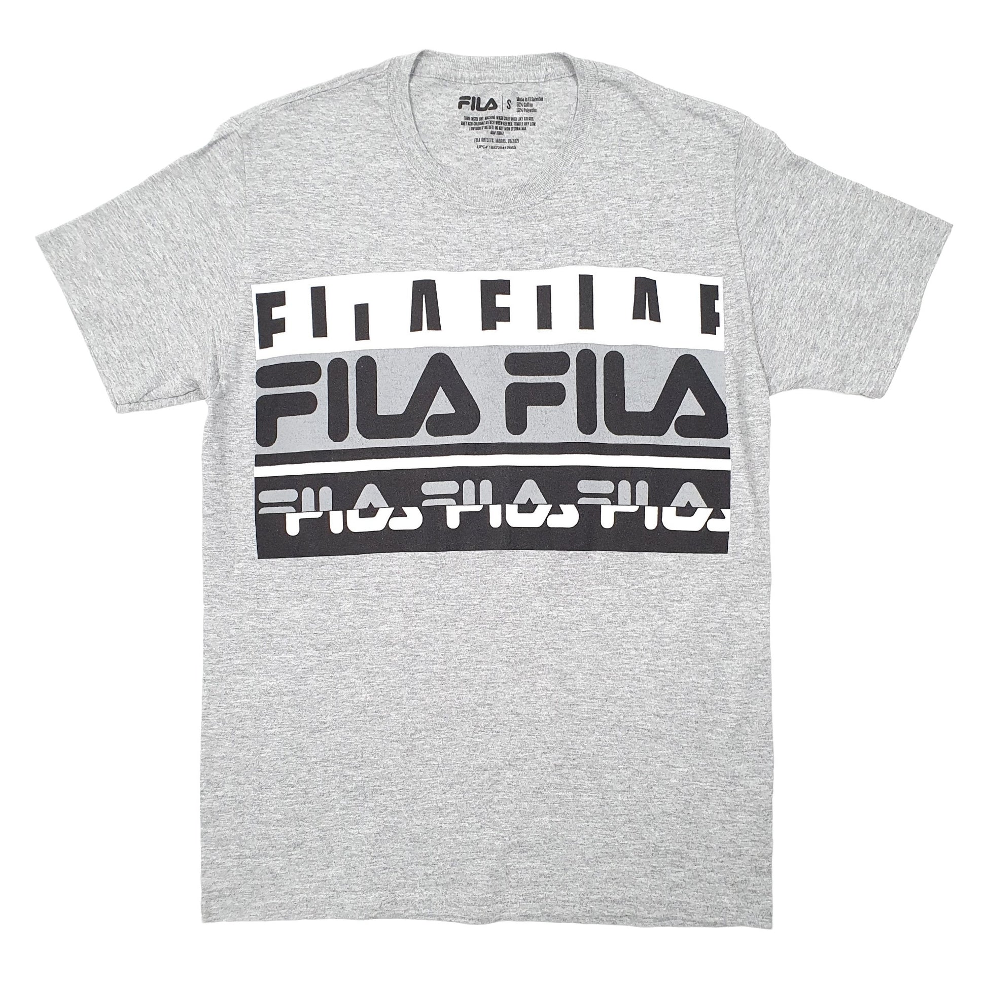 Fila Short Sleeve T Shirt Grey
