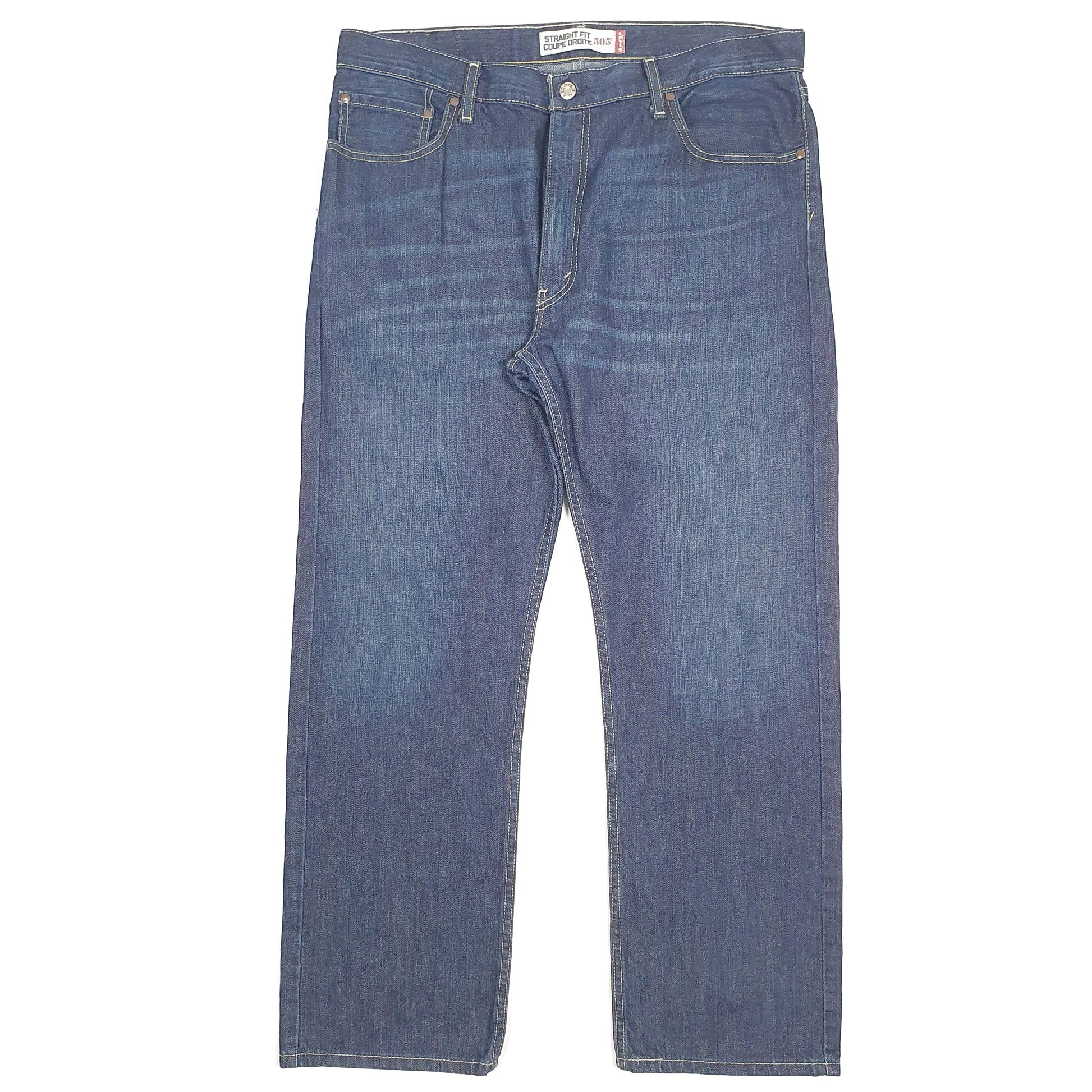 Levis 505 Regular Fit 1990's Jeans W36 L30 Blue