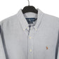 Ralph Lauren Long Sleeve Custom Fit Shirt Blue