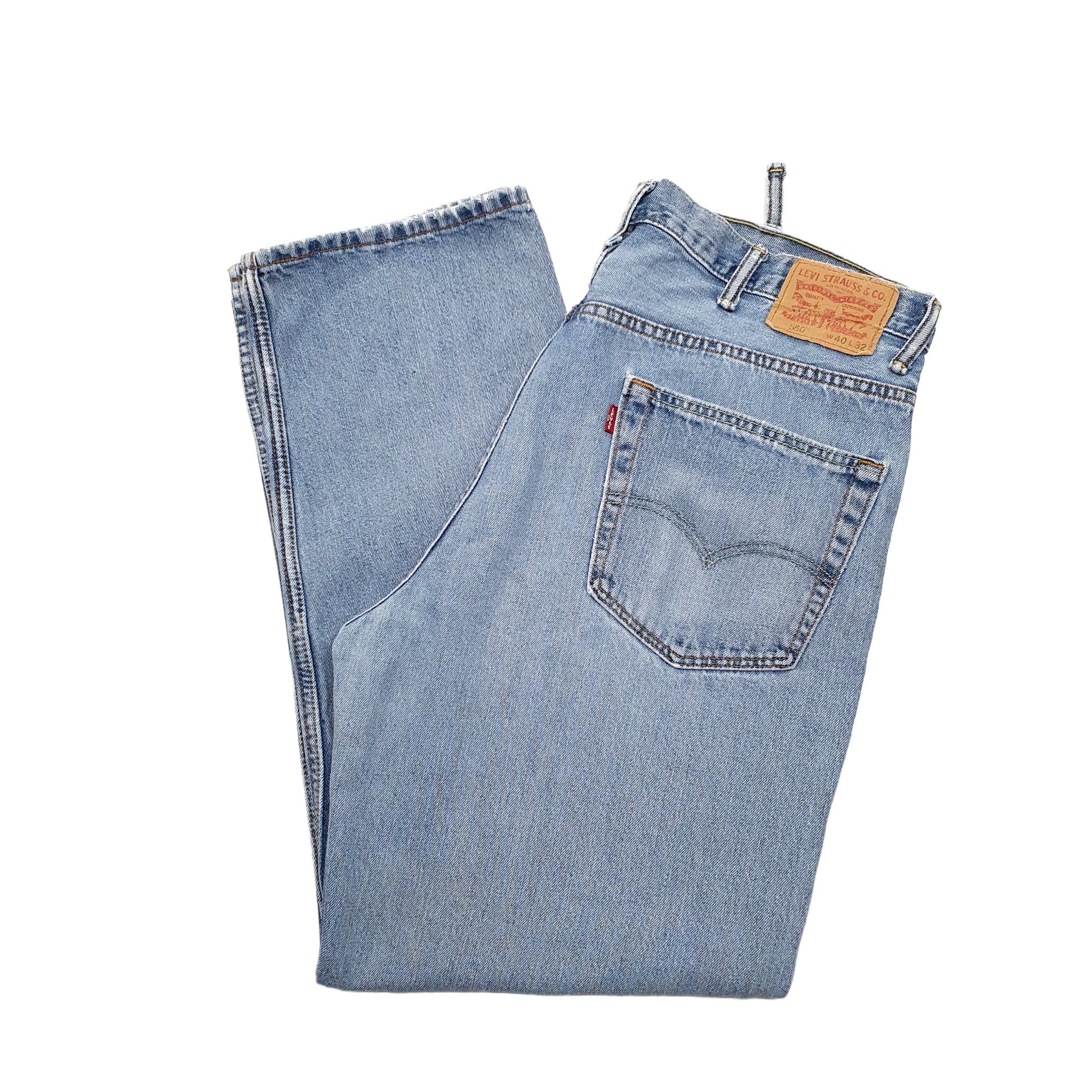 Levis 550 Relaxed Fit Jeans W40 L32 Blue