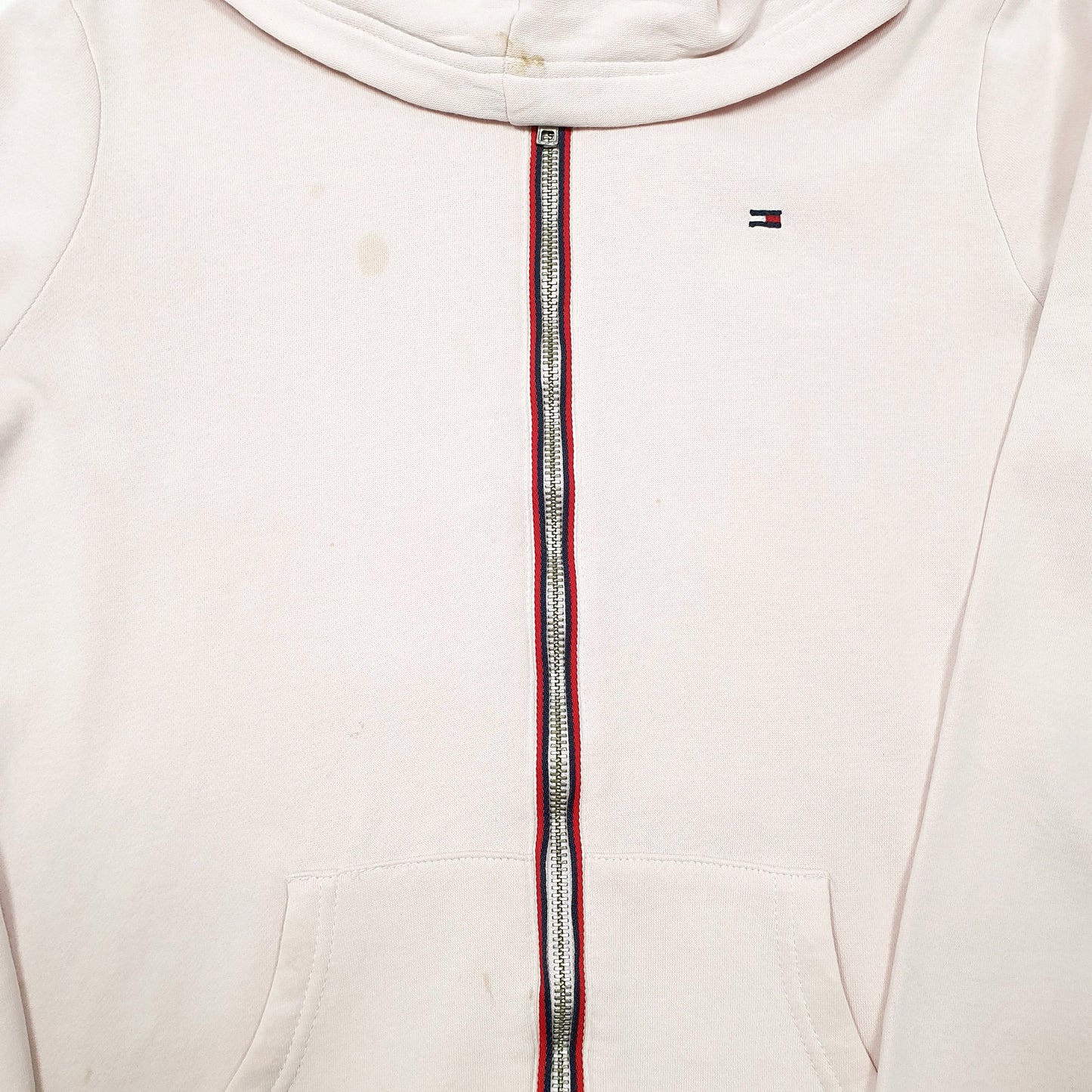 Womens Pink Tommy Hilfiger Hoodie Full Zip Jumper