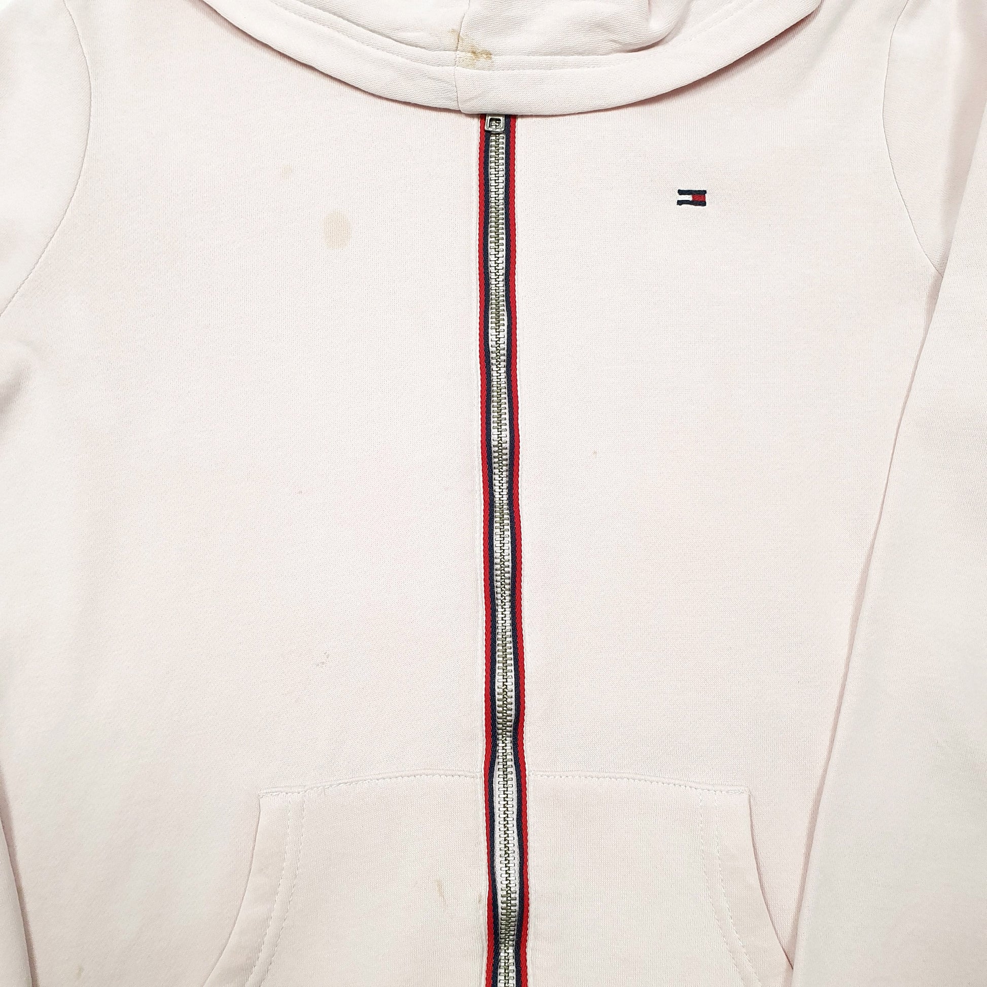 Womens Pink Tommy Hilfiger Hoodie Full Zip Jumper