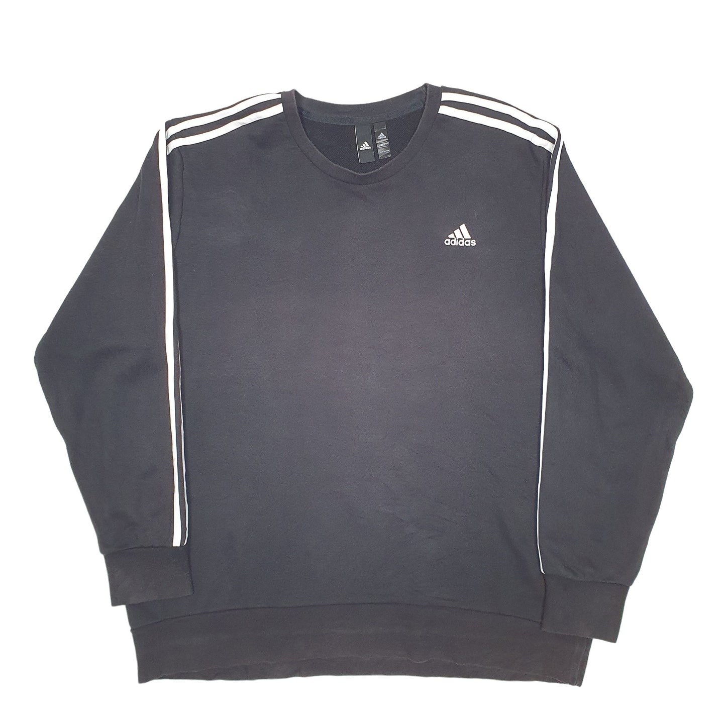 Mens Black Adidas  Crewneck Jumper