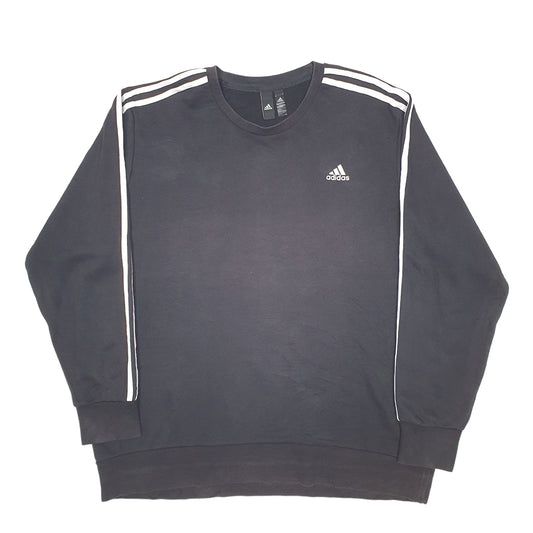 Mens Black Adidas  Crewneck Jumper