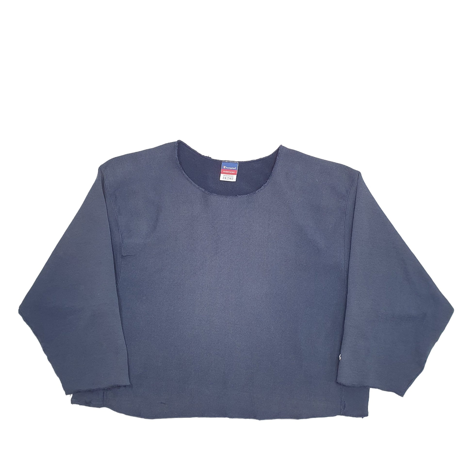 Mens Blue Champion Reverse Weave Crewneck Jumper