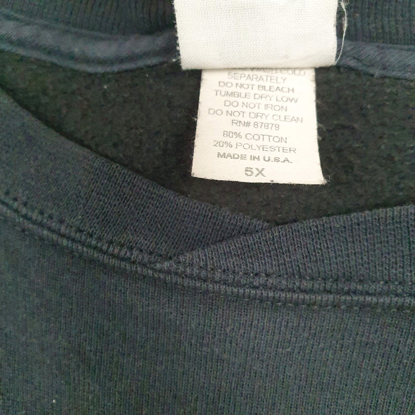 Mens Black Starter Vintage 1980s NHL Carolina Hurricanes Made in USA Crewneck Jumper