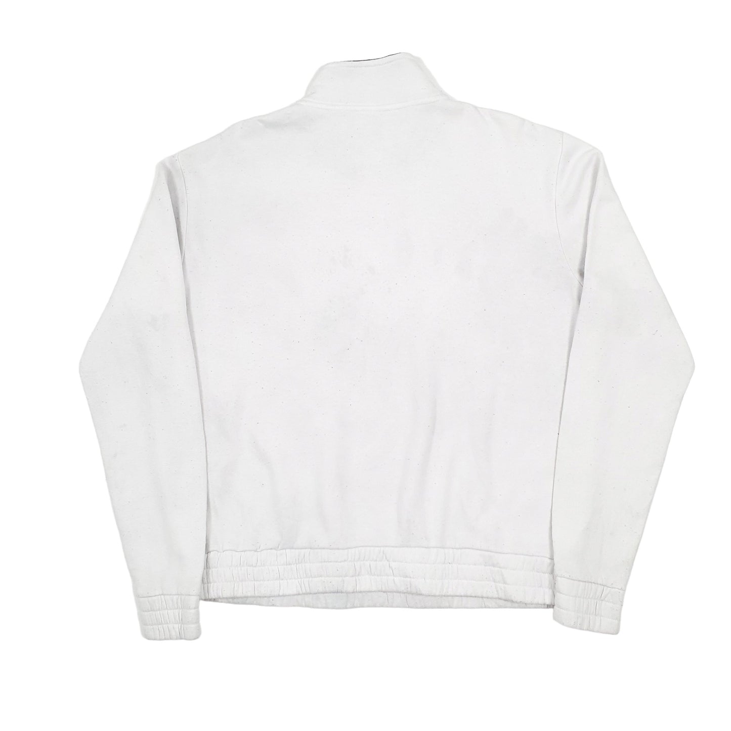 Fila Spellout Quarter Zip XL White