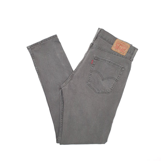 Levis 512 Slim Fit Jeans W34 L32 Grey