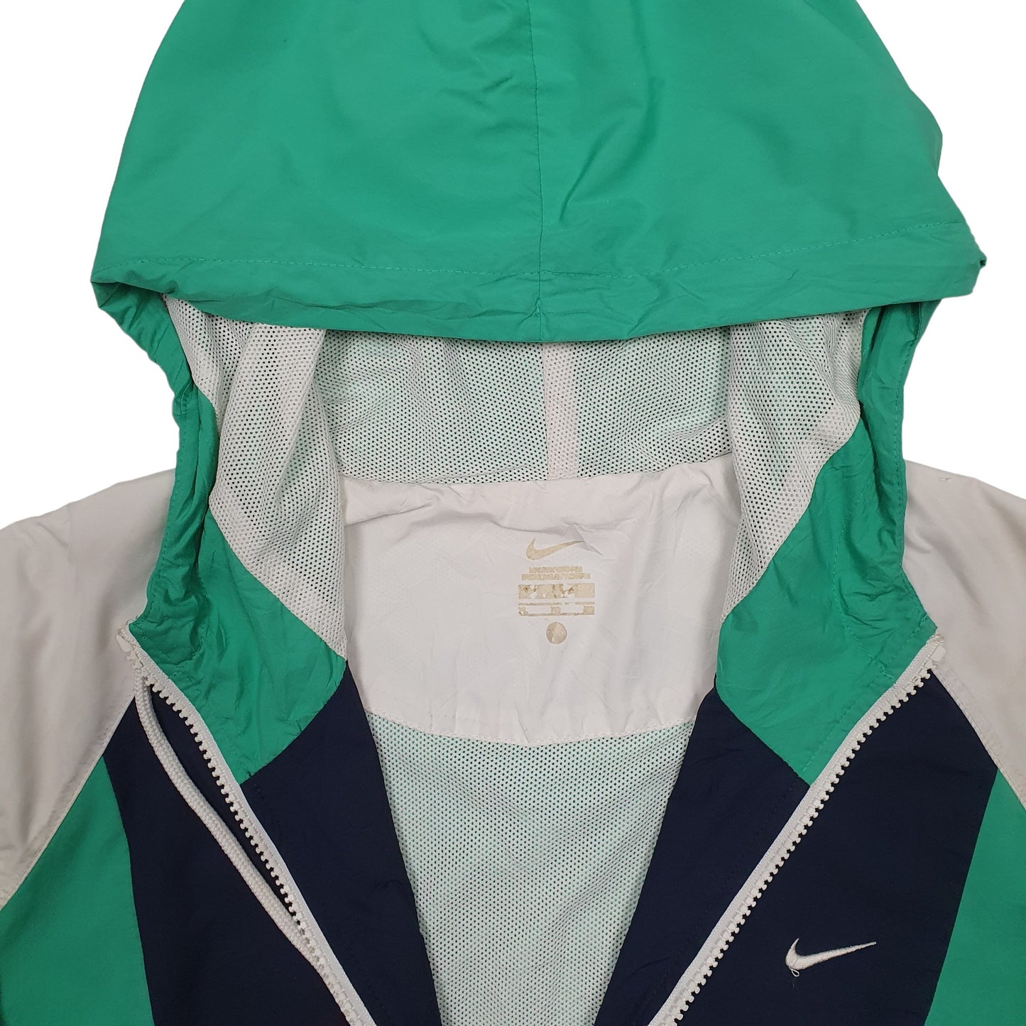 Mens Green Nike Windbreaker Track Top Windbreaker Jumper