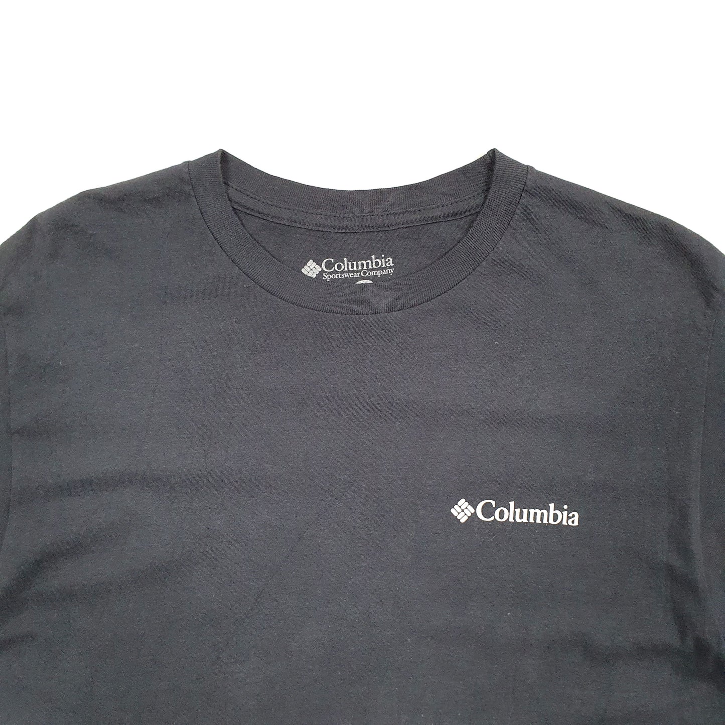 Mens Navy Columbia Sportswear  Short Sleeve T Shirt