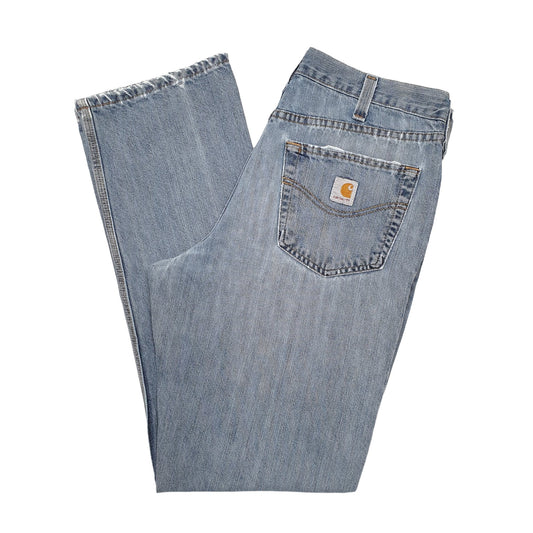 Mens Blue Carhartt  Carpenter JeansW34 L34
