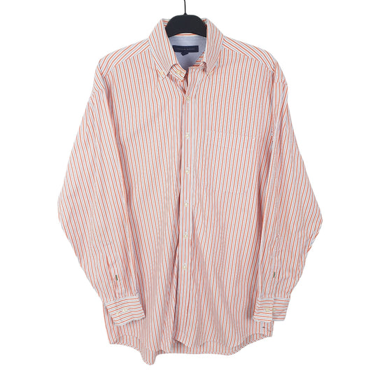 Tommy Hilfiger Long Sleeve Regular Fit Striped Shirt White