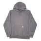 Mens Grey Carhartt Rain Defender Hoodie Jumper