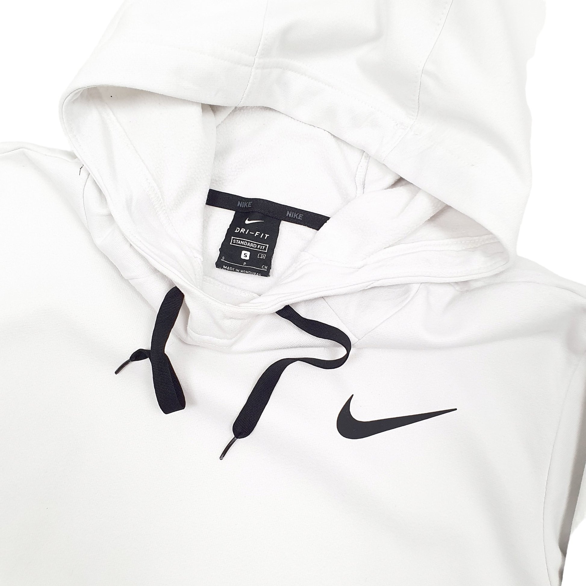 Mens Nike White Hoodie Dri Fit Jumper S – Bundl Clothing