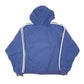 Mens Navy Adidas Reversible Spellout Vintage Windbreaker Coat