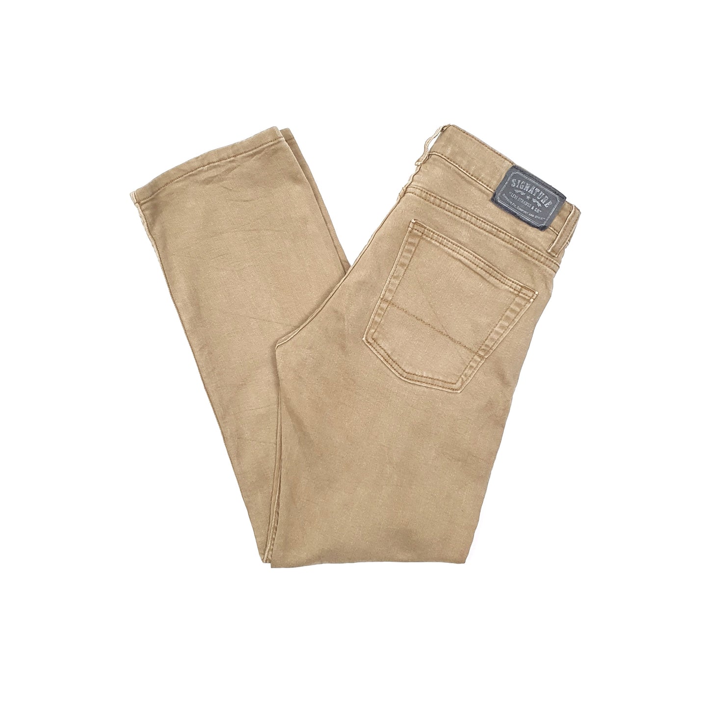 Levis Signature Regular Fit Jeans W30 L28 Beige