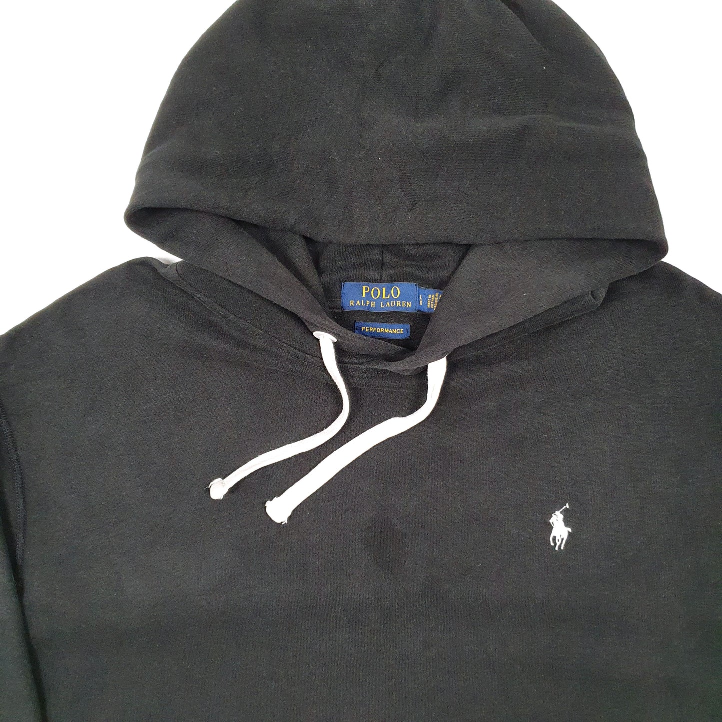 Mens Black Polo Ralph Lauren Performance Hoodie Jumper