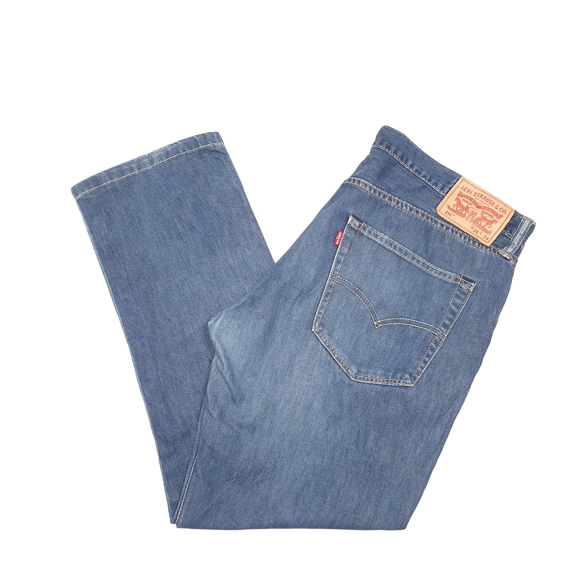 Mens Blue Levis  511 JeansW36 L28