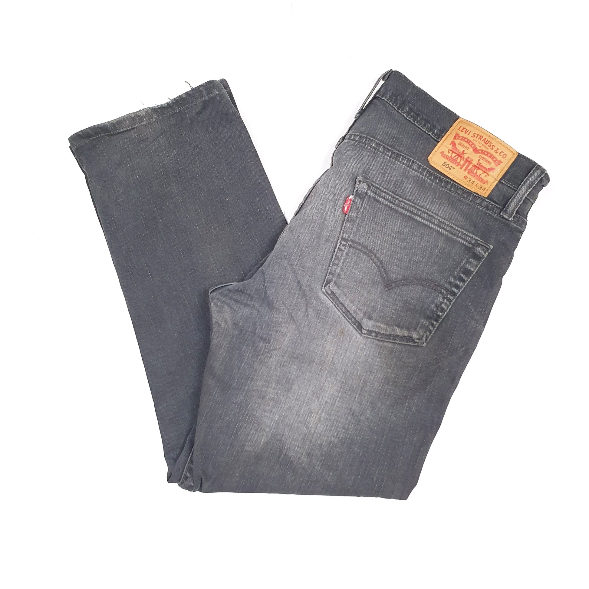 Grey Levis 504 Jeans