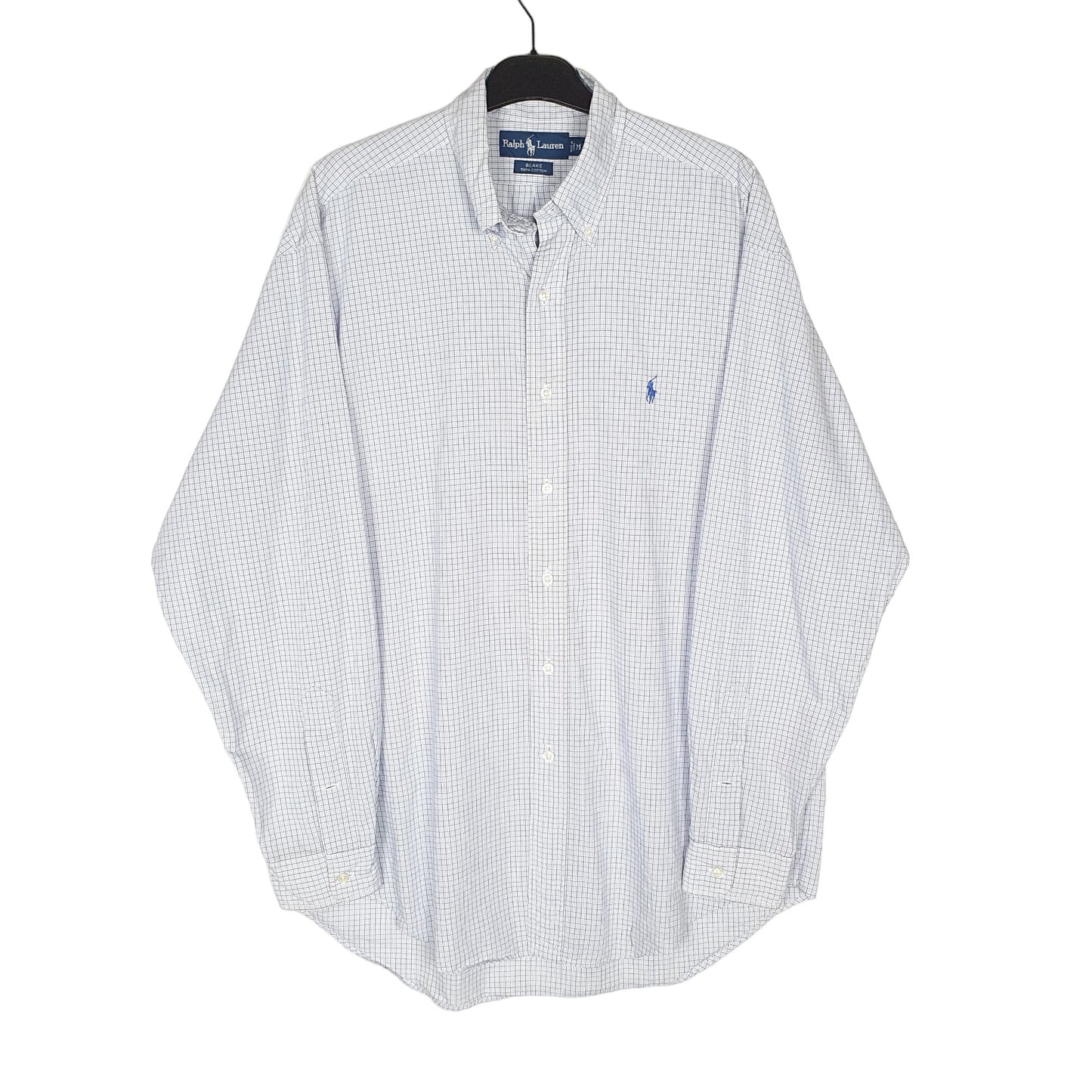 Polo Ralph Lauren Long Sleeve Blake Fit Check Shirt Blue