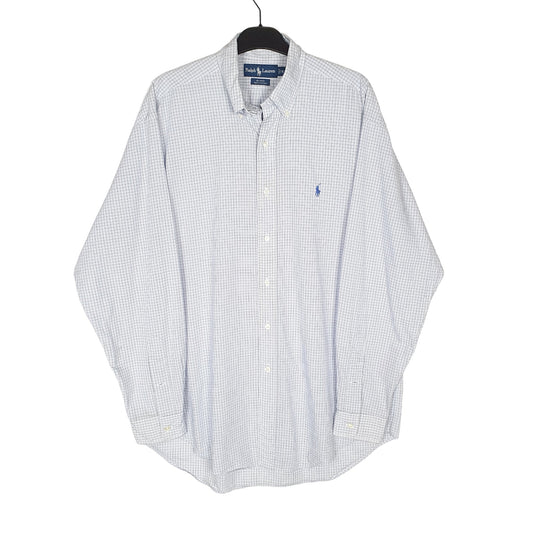 Polo Ralph Lauren Long Sleeve Blake Fit Check Shirt Blue