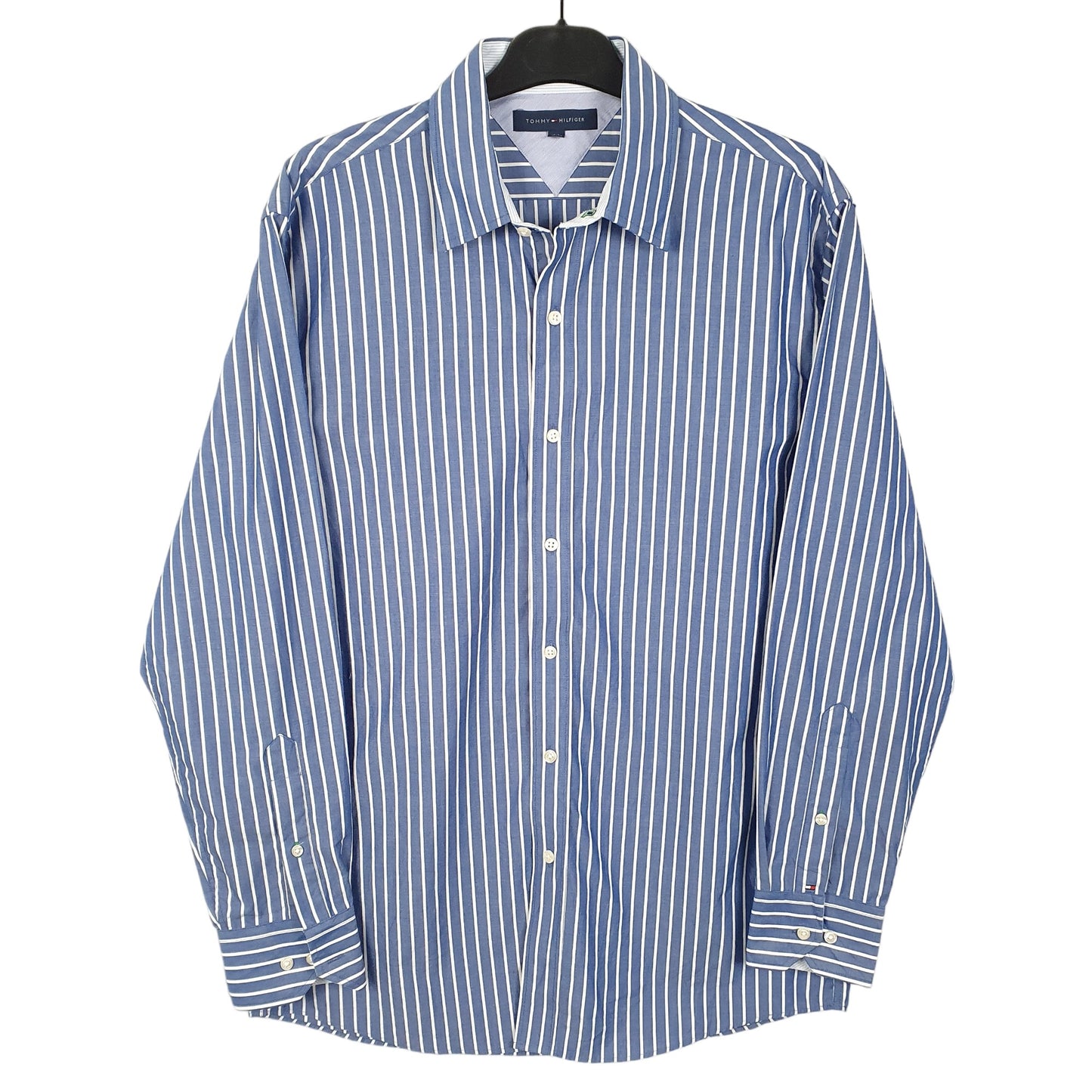 Blue Tommy Hilfiger Long Sleeve Shirt