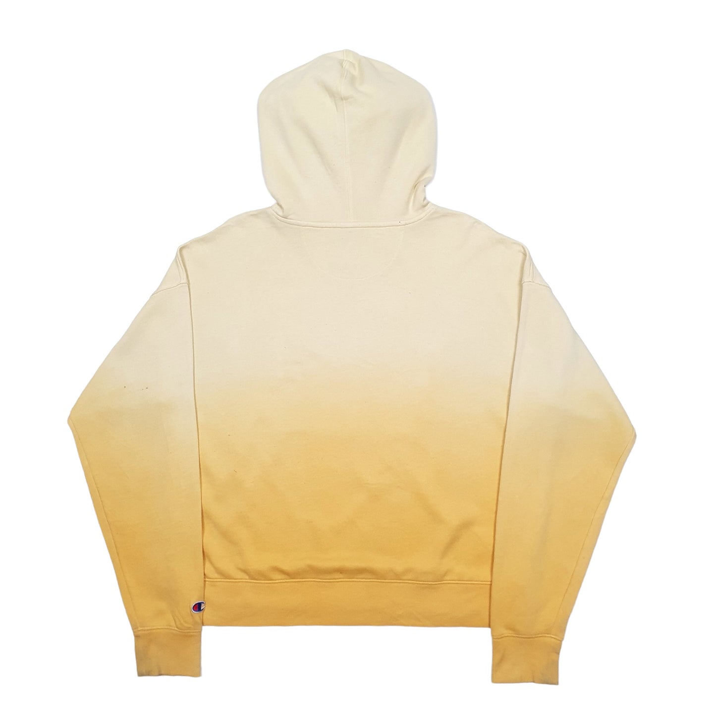Mens Yellow Champion  Hoodie Jumper