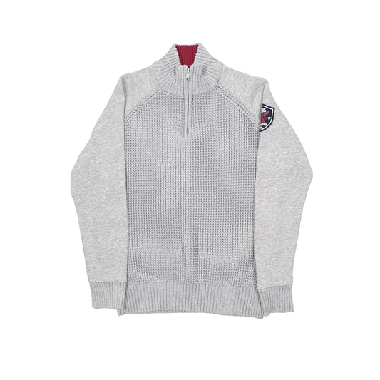 Tommy Hilfiger Quarter Zip XS Grey