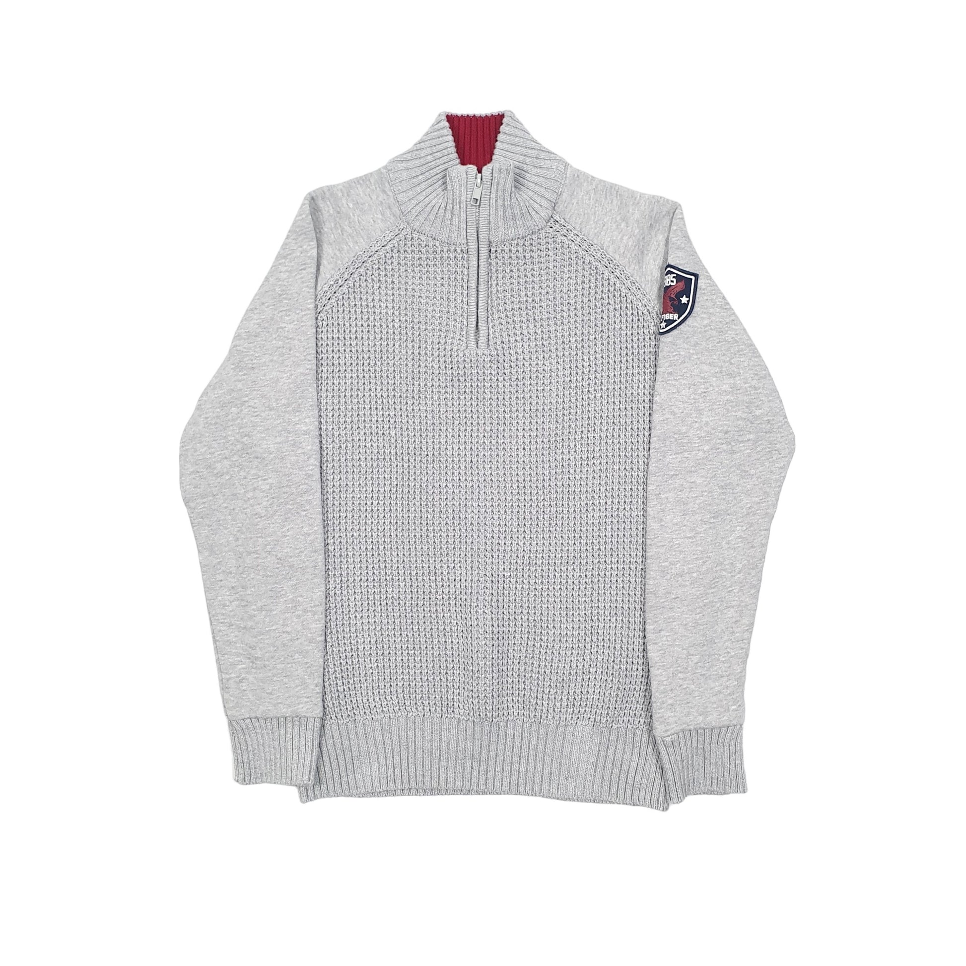 Tommy Hilfiger Quarter Zip XS Grey