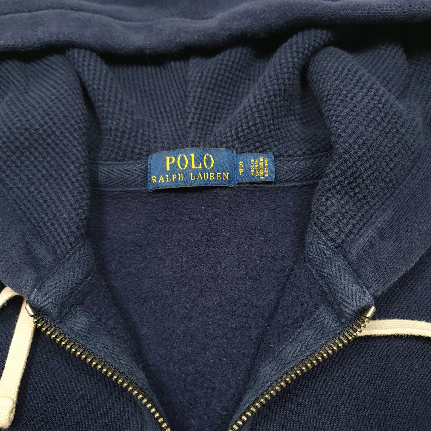Mens Navy Polo Ralph Lauren Hoodie Full Zip Jumper